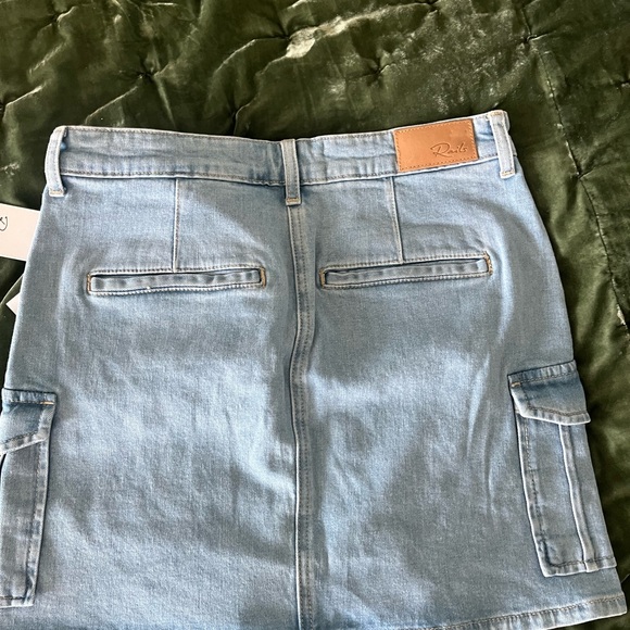 NWT - Rails Laurel Cargo Crystal Blue Mini Skirt - Picture 2 of 4